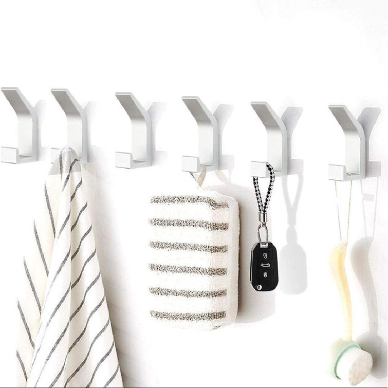 Frifoho Wall Mounted Towel Hook Set of 6 Wayfair